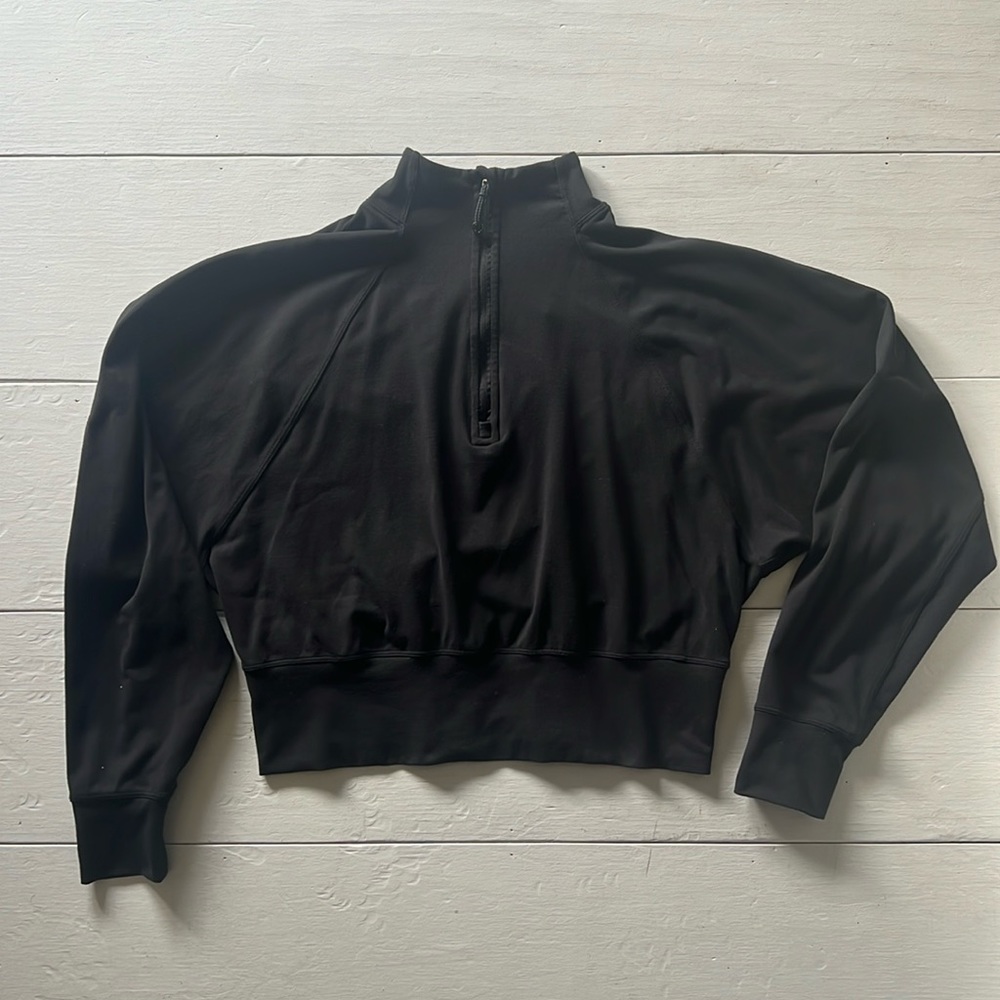 Lululemon half zip black top